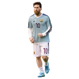 Lionel Messi Warm-up PNG Srx78 PNG