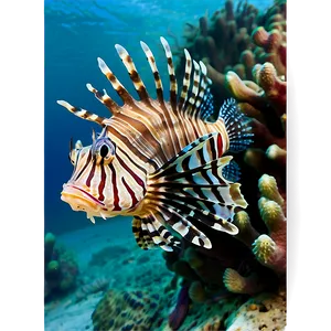 Lionfish In The Sea PNG Uul22 PNG