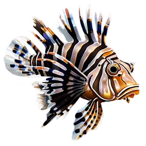 Lionfish Silhouette Png 6 PNG image