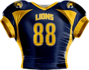 Lions Football Jersey Number88 PNG image