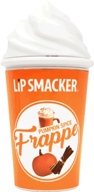 Lip Smacker Pumpkin Spice Frappe Packaging PNG image