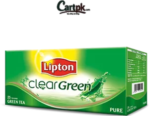 Lipton Clear Green Tea Box PNG image