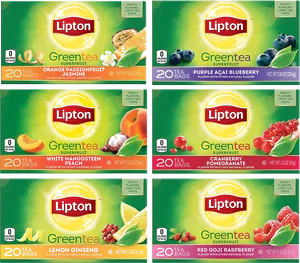 Lipton Green Tea Variety Pack PNG image