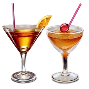 Liqueur Cocktails PNG 2 PNG