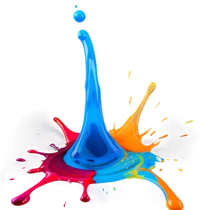 Liquid Color Splash PNG 48