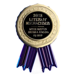 Literary Award Medal PNG Vuf