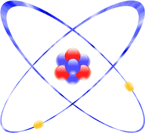 Lithium Atom Illustration PNG image