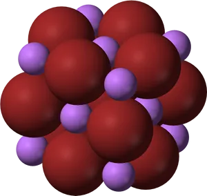 Lithium Atom Model3 D Visualization PNG image