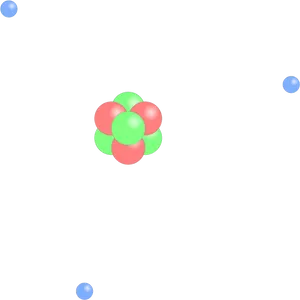 Lithium Atom Model3 D PNG image