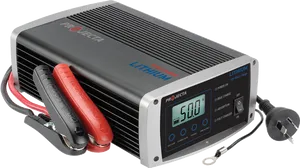 Lithium Battery Charger Device PNG image