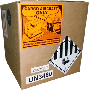 Lithium Ion Batteries Cargo Box U N3480 PNG image