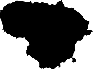 Lithuania Silhouette Outline PNG image