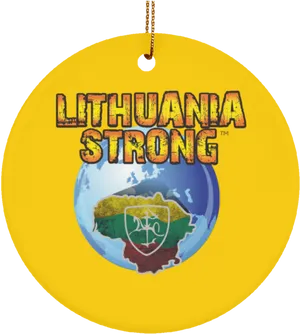 Lithuania Strong Ornament PNG image