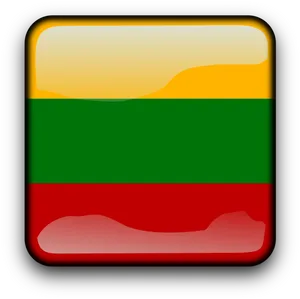 Lithuanian Flag Button PNG image