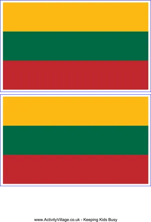 Lithuanian Flag Comparison PNG image
