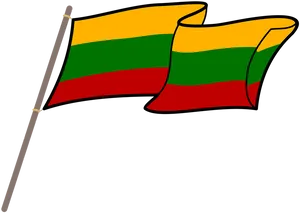 Lithuanian Flag Illustration PNG image