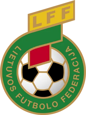 Lithuanian Football Federation Logo PNG image