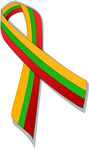 Lithuanian Ribbon Awareness PNG image