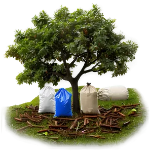 Litter Under Trees Png 65 PNG image