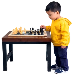 Little Kid Playing Chess Png Dov79 PNG image