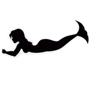 Little Mermaid Silhouette Png Rqp30 PNG image