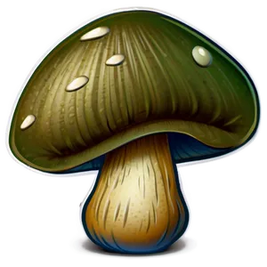 Little Mushroom Cartoon PNG 06272024 PNG