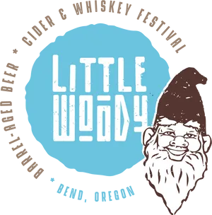 Little Woody Cider Whiskey Festival Logo PNG image