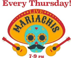 Live Mariachi Performance Every Thursday PNG