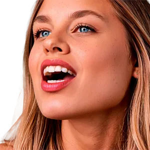 Lively Biting Lip Image PNG Fou