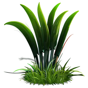 Lively Cartoon Grass PNG 06122024