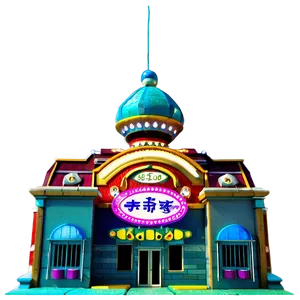 Lively Casino Building PNG Fgd54