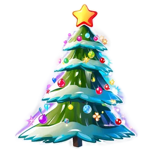 Lively Cute Christmas Tree Png Owl1 PNG image