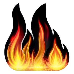 Lively Fire Emoji Representation Png Xbk63 PNG image