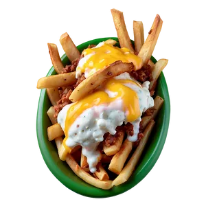 Loaded Cheese Fries PNG Oly