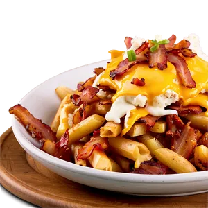 Loaded Poutine With Bacon Bits PNG Djl42 PNG