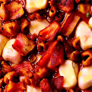 Loaded Poutine With Bacon Bits PNG Hks PNG