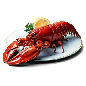 Lobster On Plate Png Lli PNG image