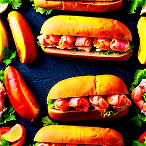 Lobster Roll Sandwich PNG 80 PNG