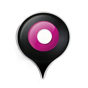 Location Pin With Circle PNG Axu