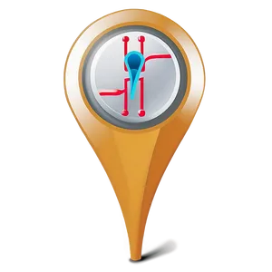 Location Pin With Pulse PNG Fto PNG