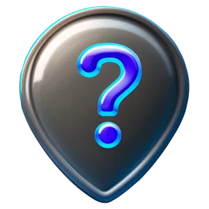 Location Pin With Question Mark PNG Dec62 PNG