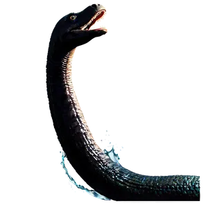 Loch Ness Monster In Water Png 06132024 PNG image