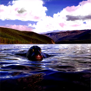 Loch Ness Monster Sighting Png 06132024 PNG image