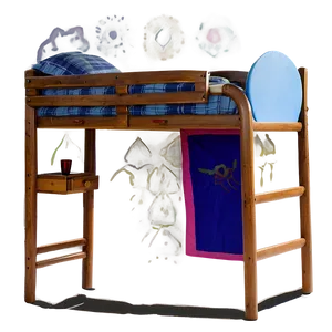 Loft Bunk Bed Png Bmb PNG image