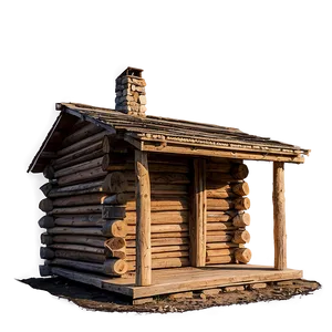 Log Cabin At Sunrise Png 06122024 PNG image