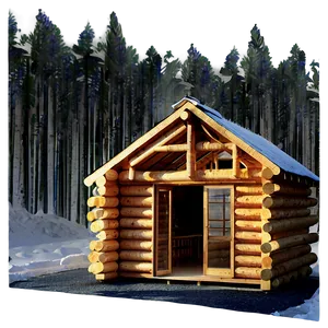 Log Cabin Construction Process Png Yko PNG image