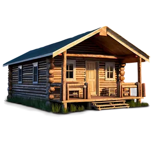 Log Cabin Outdoor Adventure PNG 85