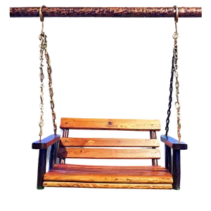 Log Cabin With Porch Swing PNG Tiw50 PNG
