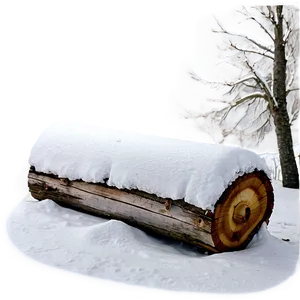 Log In Snowy Landscape Png 4 PNG image
