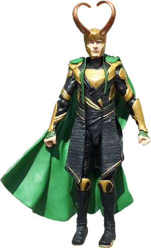 Loki Action Figure Standing PNG image